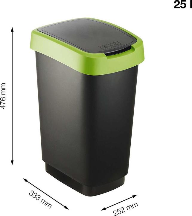 Produktbild Rotho 2er-Set Swingeimer 25 l SALSA (25 l)