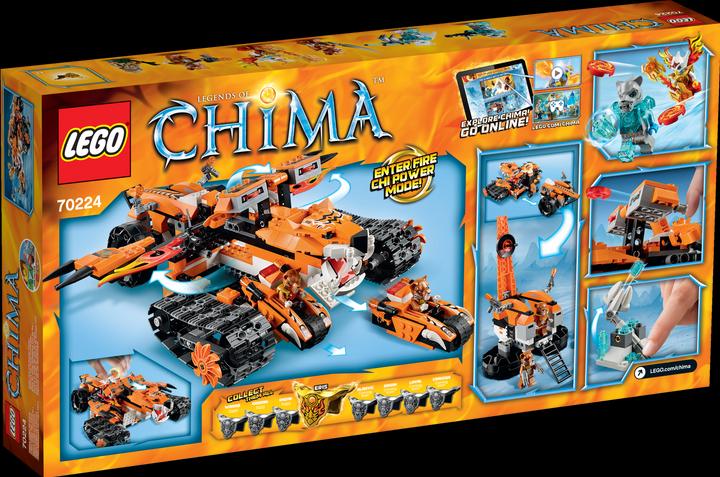 Actual product image LEGO Legends of Chima Tiger’s Mobile Command (70224)