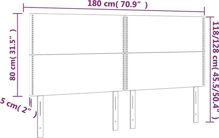 Produktbild VidaXL Braylon (180 x 5 x 128 cm)