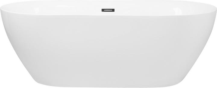 Produktbild Beliani Badewanne freistehend weiss oval 150 x 75 cm CARRERA (202 l, 75 cm)