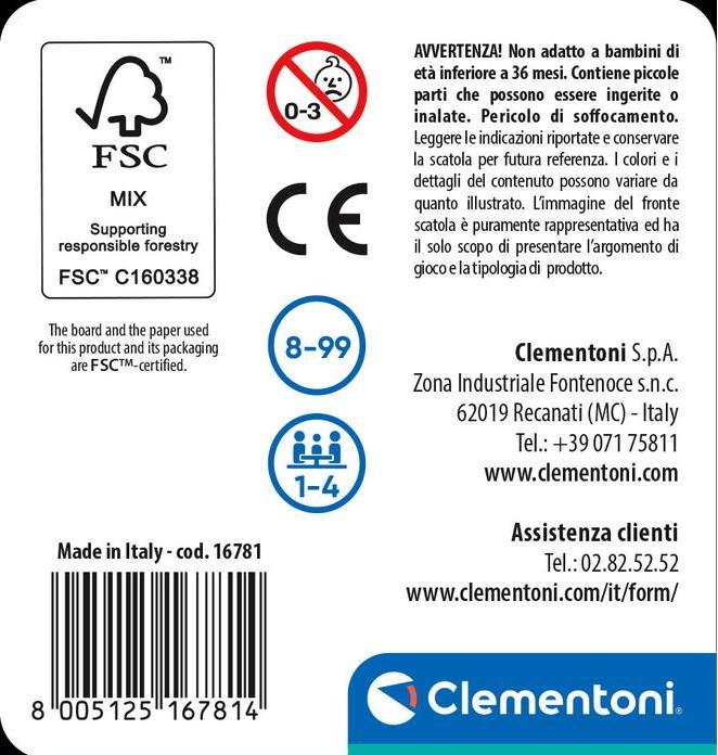 Energy Label Clementoni BOARD GAME BRAIN FREEZE 2 16781