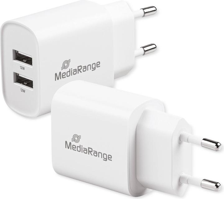 MediaRange Steckdosen-Ladegerät (12 W)