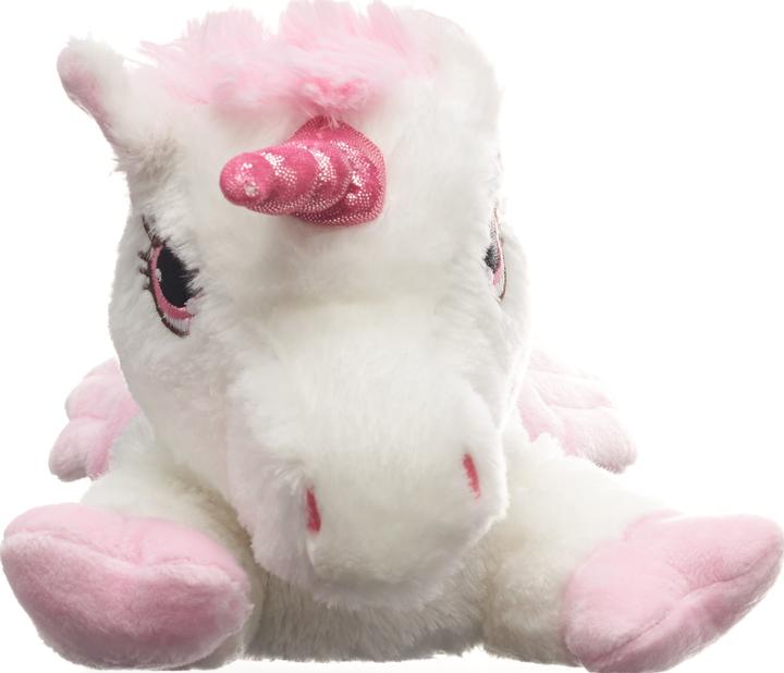 Immagine prodotto Habibi Pegasus bianco con corno rosa glitterato