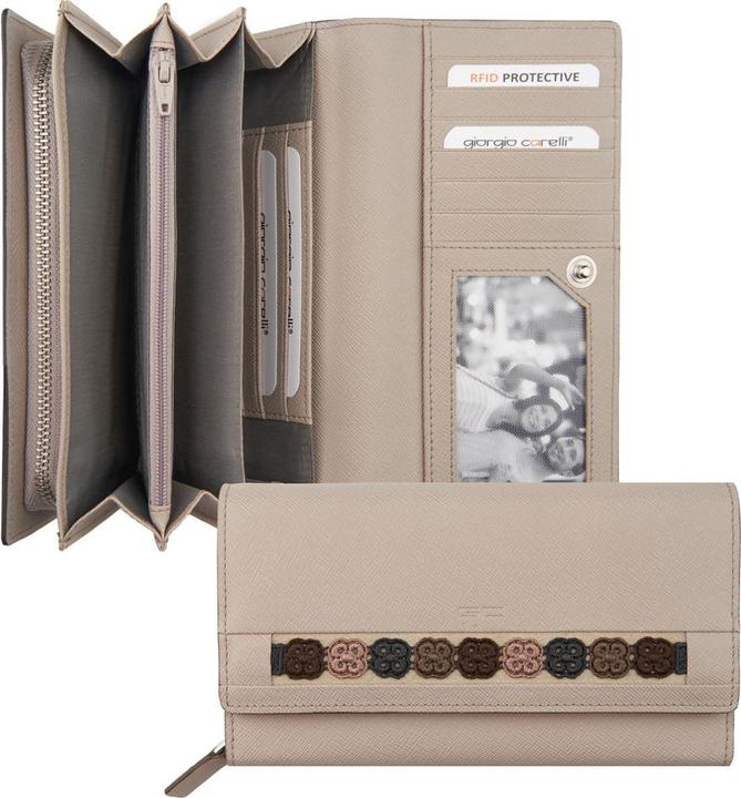 Actual product image Giorgio Carelli Ladies purse, RFID, Soulbrace