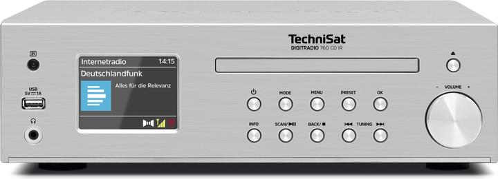 Immagine prodotto TechniSat DigitRadio 760 CD IR (Bluetooth, Lettore CD, 2x 70 W)