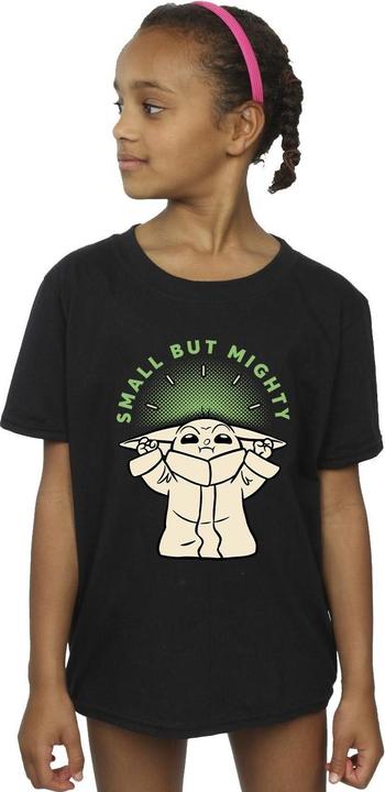 Image du produit Star Wars - T-shirt THE MANDALORIAN SMALL BUT MIGHTY GROGU - Fille (116)