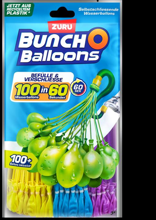 Produktbild Zuru 100 ™ Wasserbomben Bunch O Balloons farbsortiert