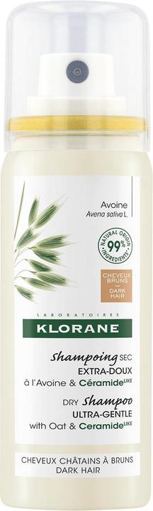 Produktbild Klorane Extra-sanftes getöntes Trockenshampoo mit Hafer & Ceramid (50 ml, Trockenshampoo)