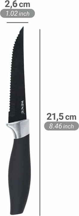 Immagine prodotto Wenko Coltello da bistecca Otis 4 pezzi. (4 Pezzo/i, Coltello)