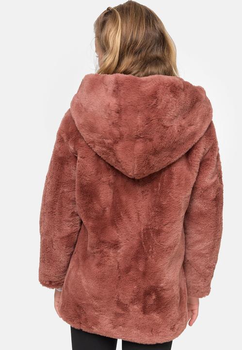 Image du produit Urban Classics Manteau à capuche en peluche pour filles (122, 128)