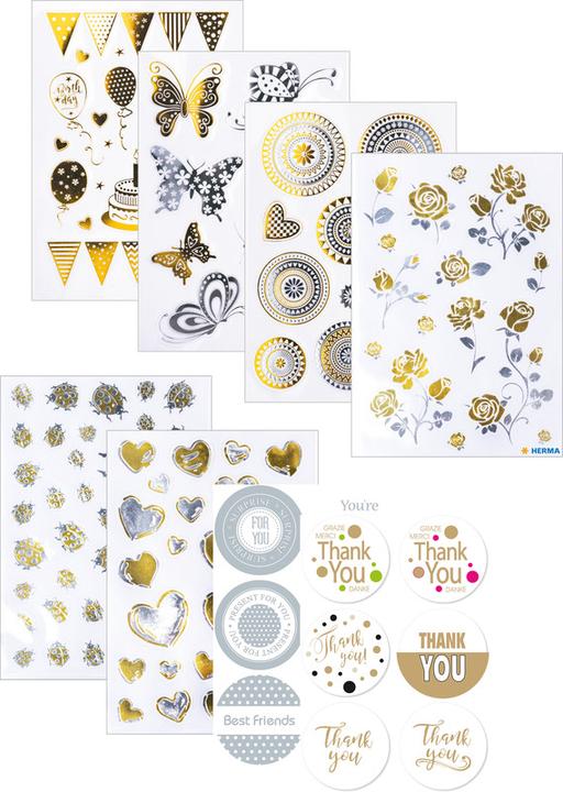 Actual product image Herma Ladybird stickers