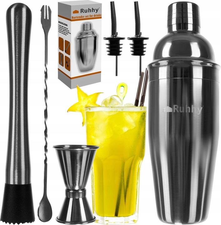 Ruhhy Barkeeper-Set für Getränke 21508 (Cocktail Set)