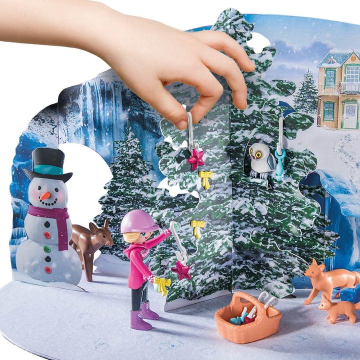 Productafbeelding Playmobil Adventskalender Paarden: Kerstsleetocht