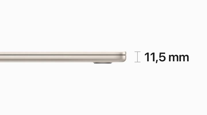 Actual product image Apple MacBook Air – 2023 (15", M2, 8 GB, 256 GB, DE)