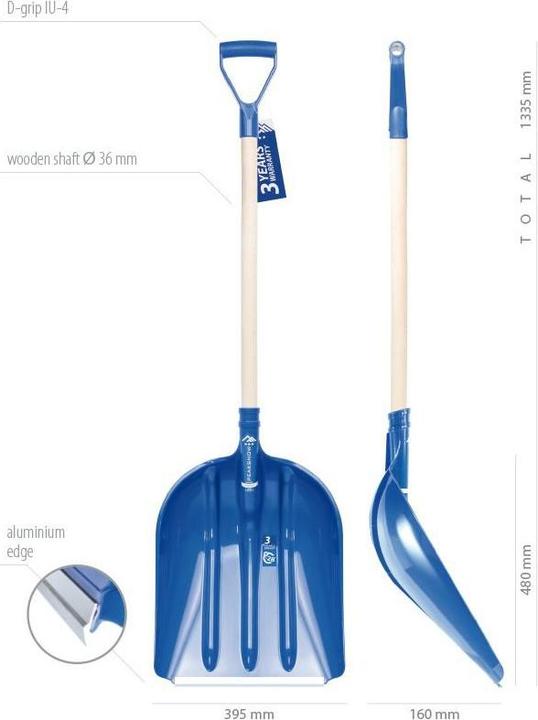 Actual product image Prosperplast Snow shovel