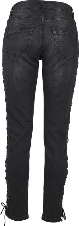 Image du produit Urban Classics Ladies Denim Lace Up Skinny Pants (28)