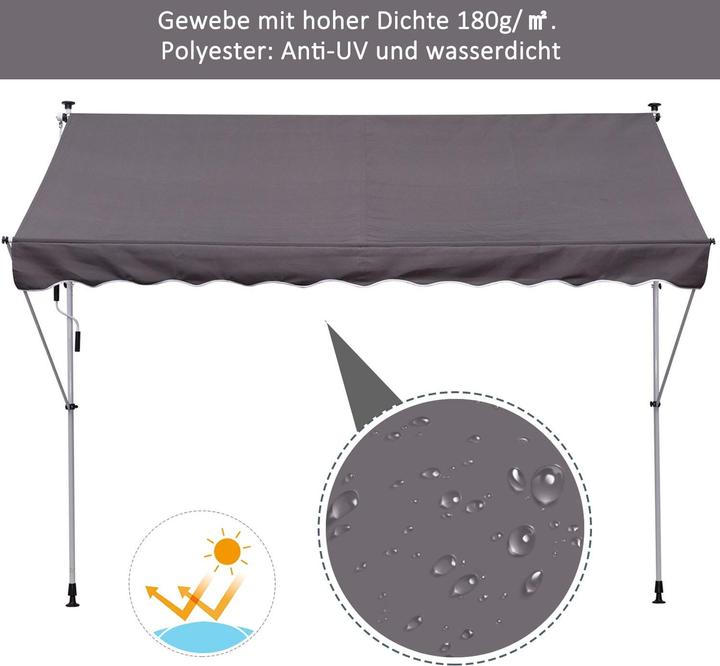 Produktbild Jamb Balkonmarkise (2 m)