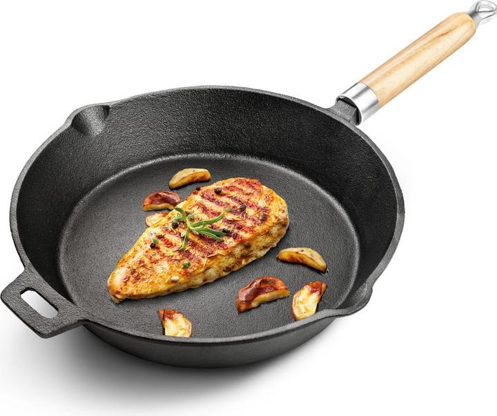 Actual product image Lamart cast iron skillet 25cm (25 cm, Pot, Cast iron)