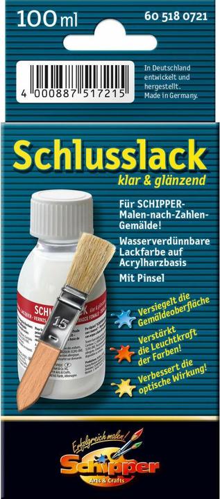 Actual product image Schipper Painting by numbers: Final varnish clear & glossy