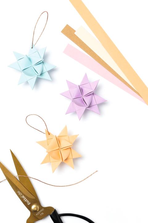 Produktbild Folia Faltpapierstreifen PASTEL fr Mini Fr”belsterne (100 x)
