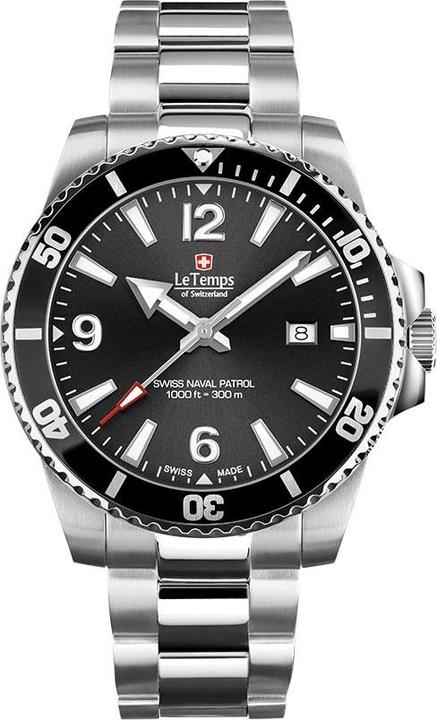 Image du produit Le Temps Patrouille navale suisse (Montre analogique, 43 mm)