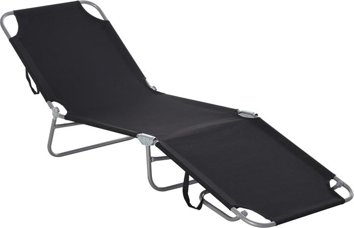 Actual product image Outsunny Sun lounger with adjustable backrest (187 cm)