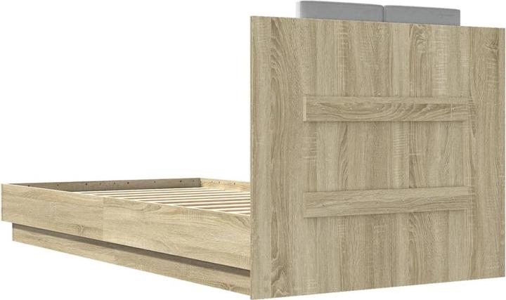 Immagine prodotto VidaXL Giroletto con testiera in rovere Sonoma (75 x 190 cm)