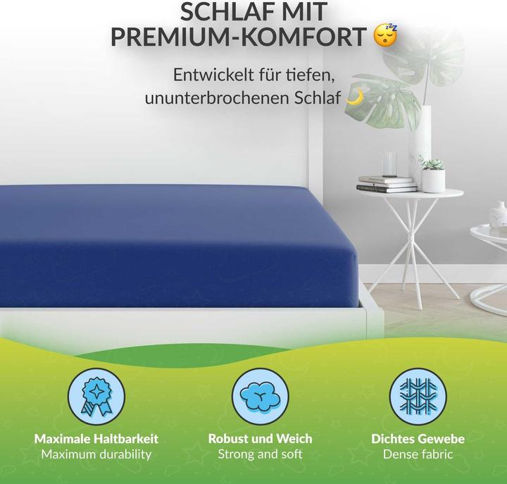 Produktbild Etérea Microfaser Jersey Spannbettlaken (100 x 200 cm, 90 x 200 cm)