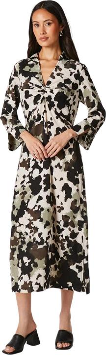 Actual product image Principles Womens/Ladies Animal Print Twisted Knot Front Shirt Dress (38 D)
