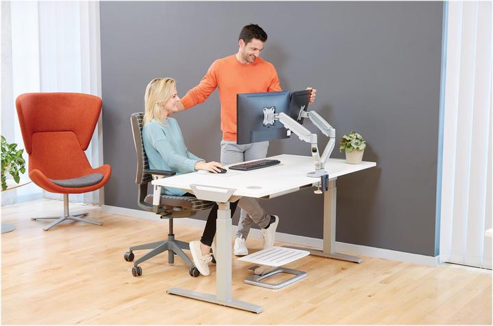 Actual product image Fellowes Eppa double monitor arm (Table, 30")