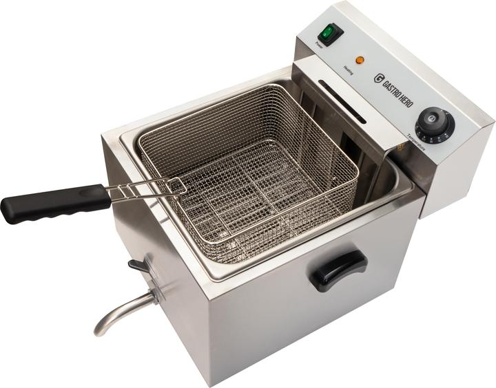 Produktbild Gastro Hero Elektro-Fritteuse ECO Starkstrom mit Ablasshahn