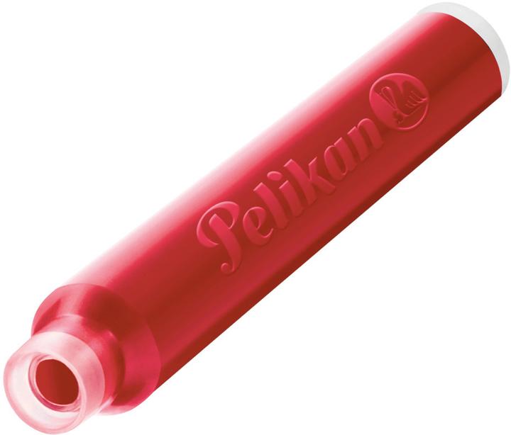 Actual product image Pelikan 4001 Tp/6 (ink cartridges, Red)