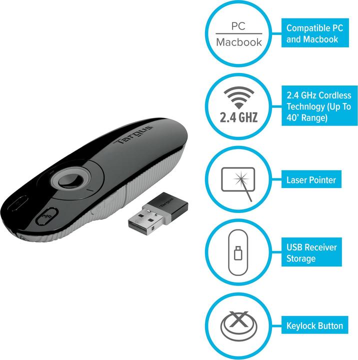 Actual product image Targus Laser Presentation Remote