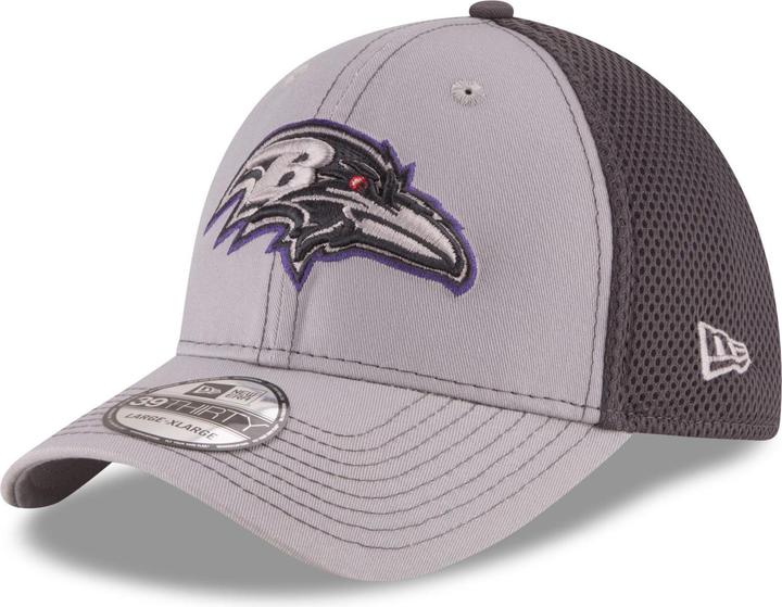 Actual product image New Era 39Thirty Stretch Mesh Cap - Baltimore Ravens (XL)