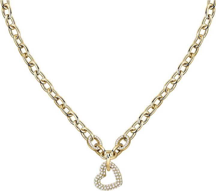 Morellato Incontri Neck Gold+ Heart W/ (Edelstahl, 40 cm)
