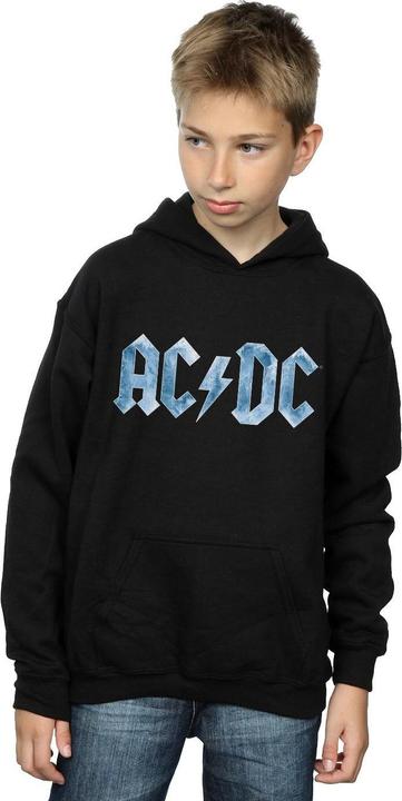Immagine prodotto AC/DC Blue Ice Logo Felpa con Cappuccio Ragazzi (116)