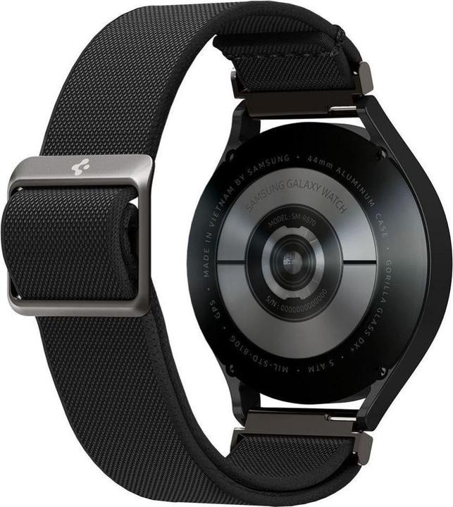 Actual product image Spigen FIT LITE Samsung GALAXY Watch 4 / 5 / 5 PRO (40 / 42 / 44 / 45 / 46MM) BLACK (Nylon, Galaxy watch 4 (40mm))