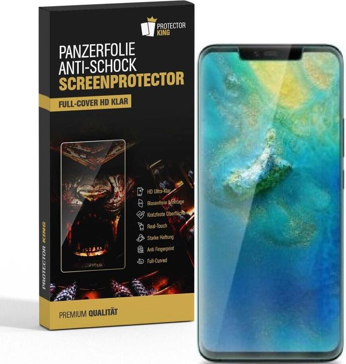 Produktbild Protectorking 3x Panzerfolie Anti-Shock HD Klar (3 Stück, Huawei Mate 20 Pro)