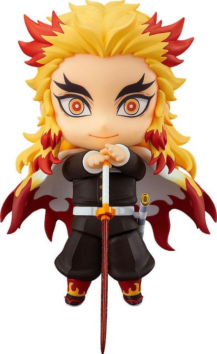 Actual product image Good Smile Company Demon Slayer Nendoroid Kimetsu no Yaiba : Kyojuro Rengoku