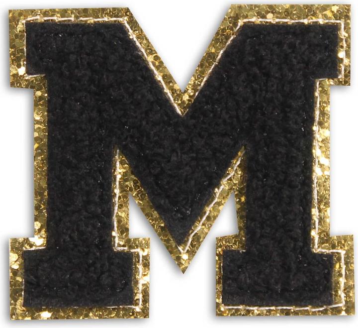 Actual product image PhoneLook Sticker Sticker for mobile/tablet/computer 3D embroidered letter M
