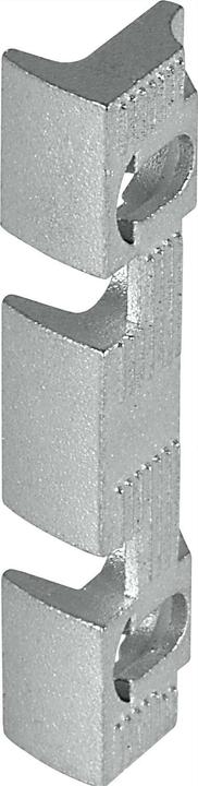 effeff Aufschraubstück Serie 118, 44,5 x 14 x 8,5 mm, Stahl verzinkt