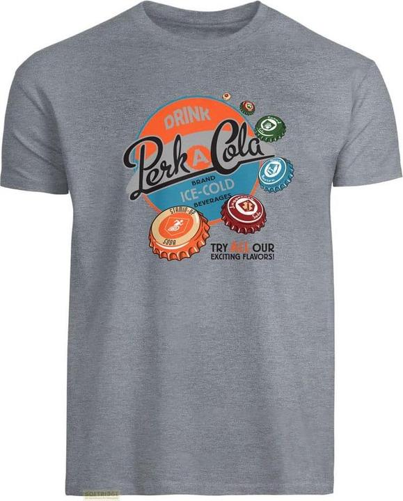 Dpi Merchandising Call of Duty: Black Ops 6 Unisex T-Shirt ""Perk-A-Cola"" Grey