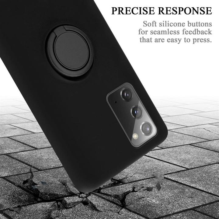 Productafbeelding Cadorabo TPU Vloeibare Ring Silicone Hoesje (Samsung Galaxy Note 20)