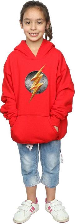 Produktbild Justice League Movie Flash Emblem Kapuzenpullover Mädchen (152, 158)