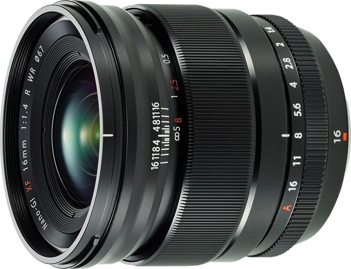Fujifilm Fujinon XF 16mm f/1.4 R WR (Fujinon XF, APS-C / DX)