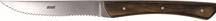 Image du produit Abert Couteau à steak Texas St.Steel/Wood lame dentelée L:235mm (Couteau)