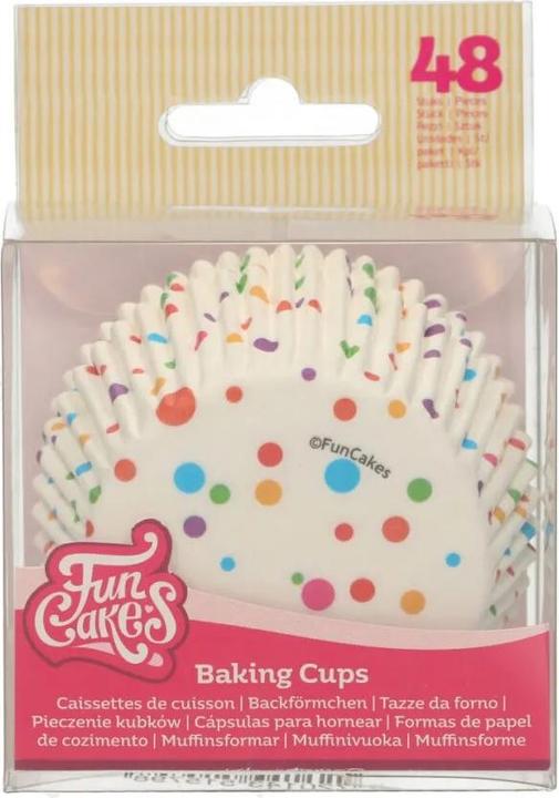 Actual product image FunCakes Muffin Baking Tin Confetti 48 Pieces (5 cm)