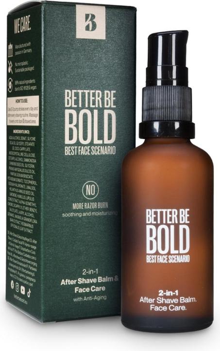 Better be bold 2-in-1 Aftershave Balm & Face Care (Balsam, 50 ml)