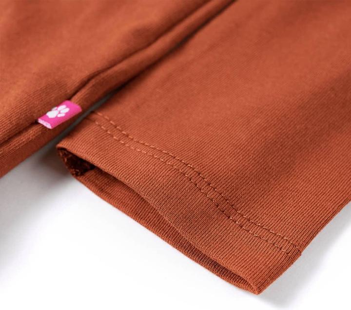 Image du produit VidaXL T-shirt manches longues enfant Cognac 116,Composition : 95% coton. 5 (116)