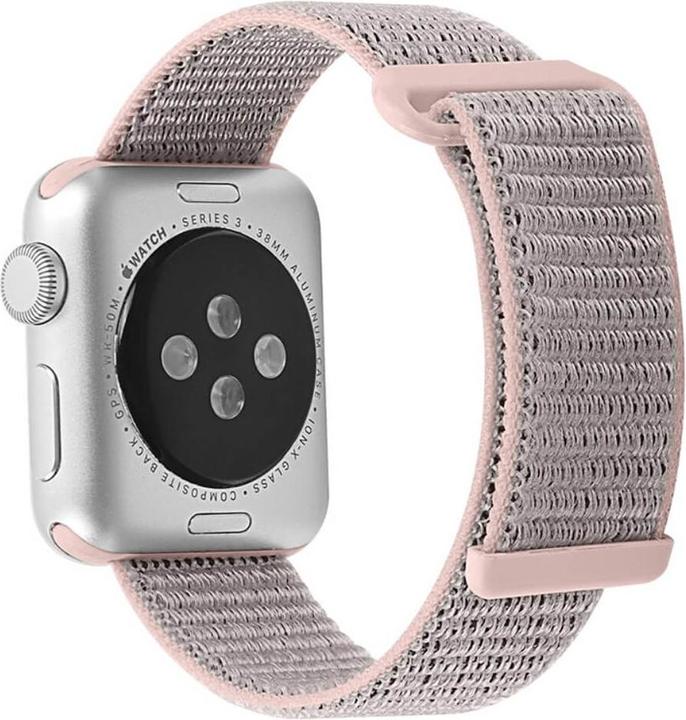 Image du produit Cover-Discount Apple Watch 44/45/46/49mm - Bande en tissu nylon flexible avec velcro (Nylon)